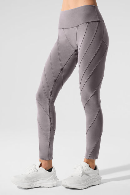 Alo Yoga Women'S Washed Alosoft High-Waist Sunray Legging