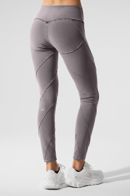 Alo Yoga Women'S Washed Alosoft High-Waist Sunray Legging