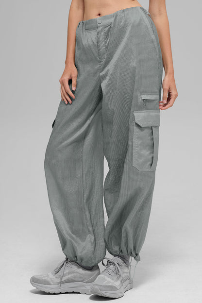 Alo Yoga Women'S Sheer Game Time Wide Leg Jogger