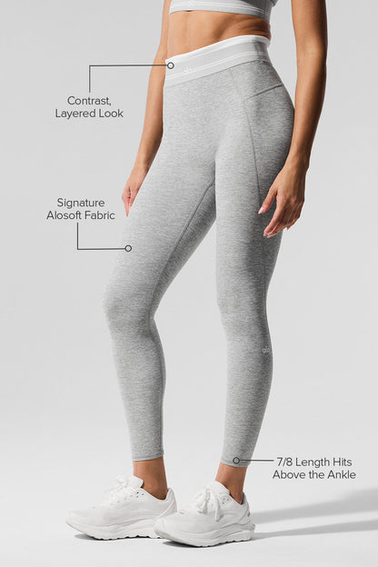 Alo Yoga Women'S Alosoft High-Waist 7/8 Better Together Legging