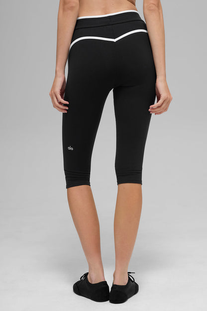Alo Yoga Women'S Airbrush High-Waist Race Pace Capri