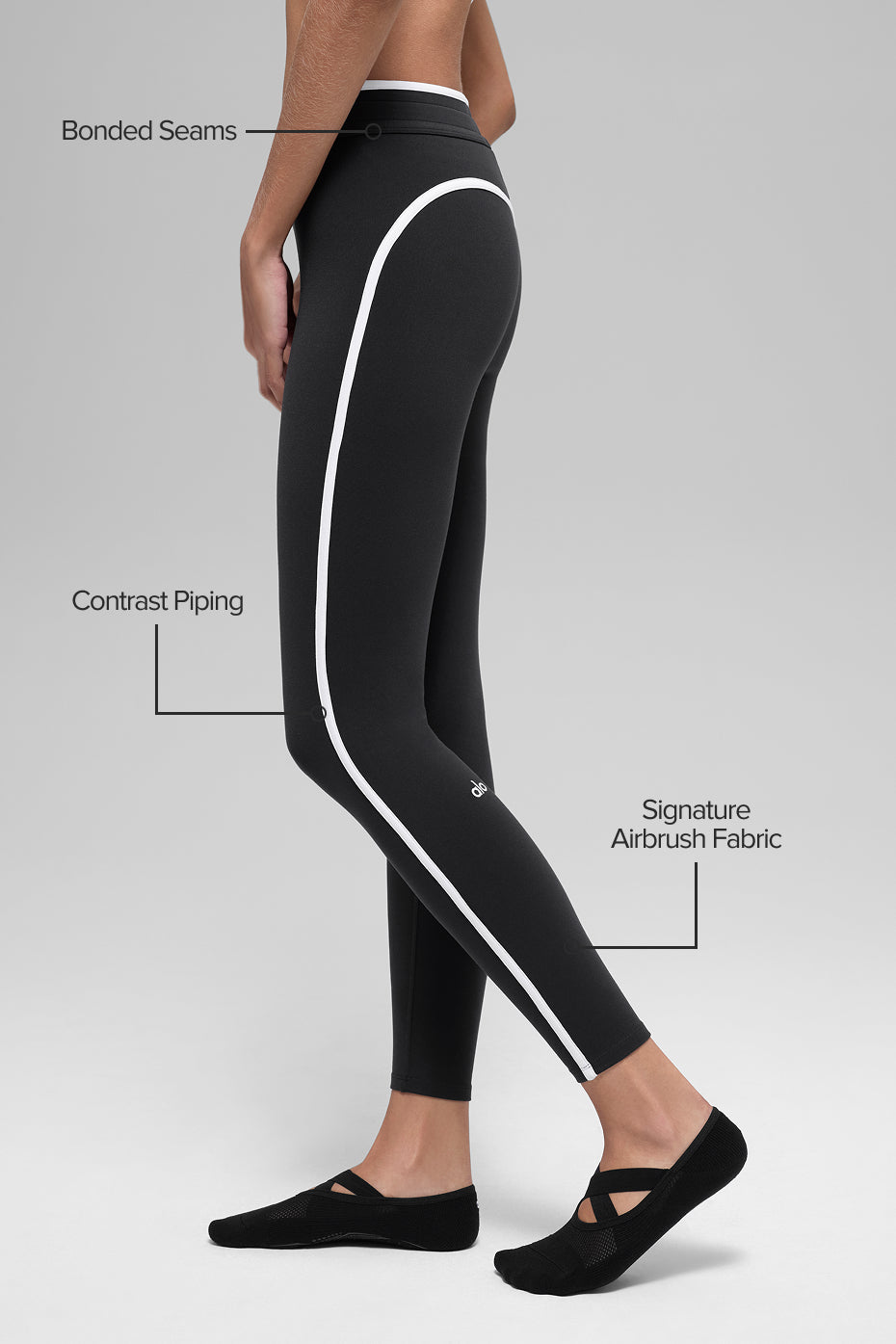 Alo Yoga Women'S Airbrush High-Waist Race Pace 7/8 Legging