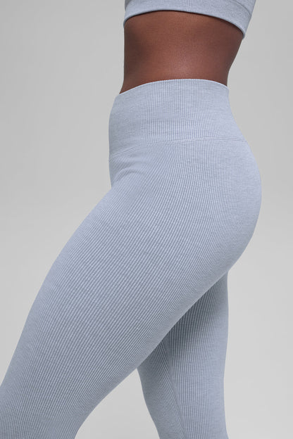 Alo Yoga Women'S Seamless High-Waist Two Tone Rib Legging