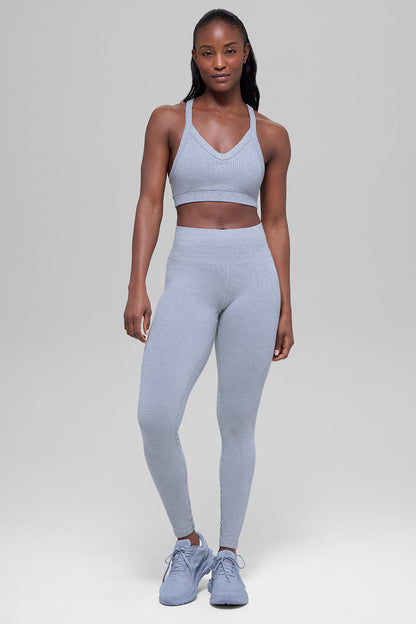 Alo Yoga Women'S Seamless High-Waist Two Tone Rib Legging