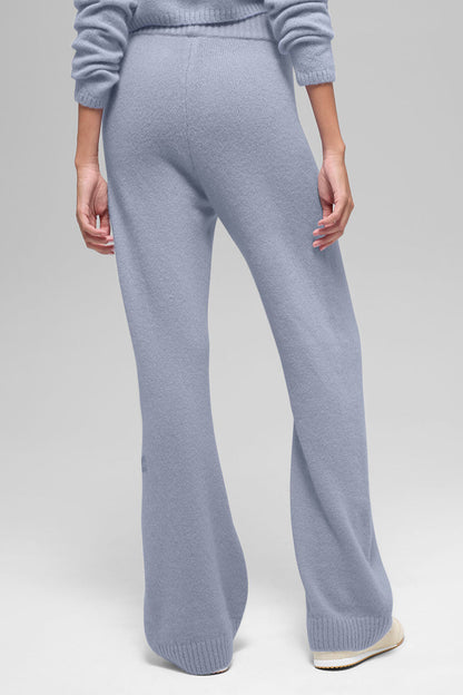 Alo Yoga Women'S Wool Cashmere High-Waist New Class Wide Leg Pant
