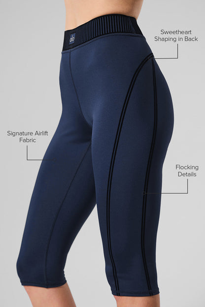 Alo Yoga Women'S Airlift High-Waist Line Up Capri
