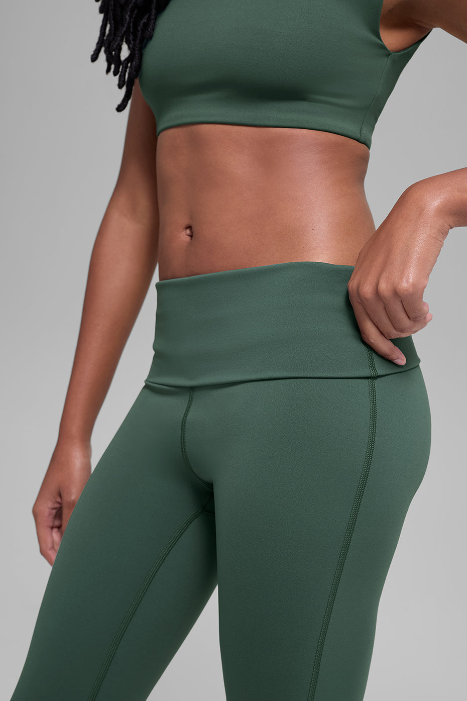 Alo Yoga Women'S Alo Softsculpt Foldover Flare Legging