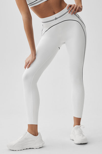 Alo Yoga Women'S Airbrush High-Waist 7/8 Heart Throb Legging
