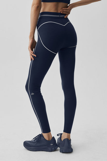 Alo Yoga Women'S Airbrush High-Waist 7/8 Heart Throb Legging