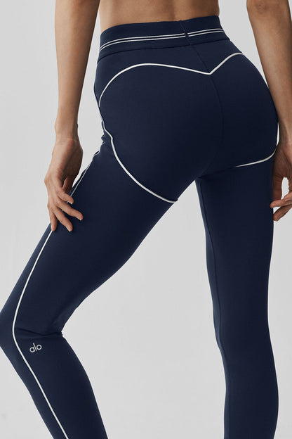 Alo Yoga Women'S Airbrush High-Waist 7/8 Heart Throb Legging