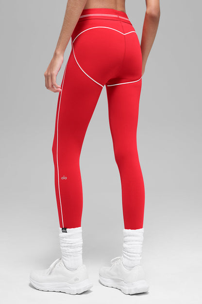 Alo Yoga Women'S Airbrush High-Waist 7/8 Heart Throb Legging