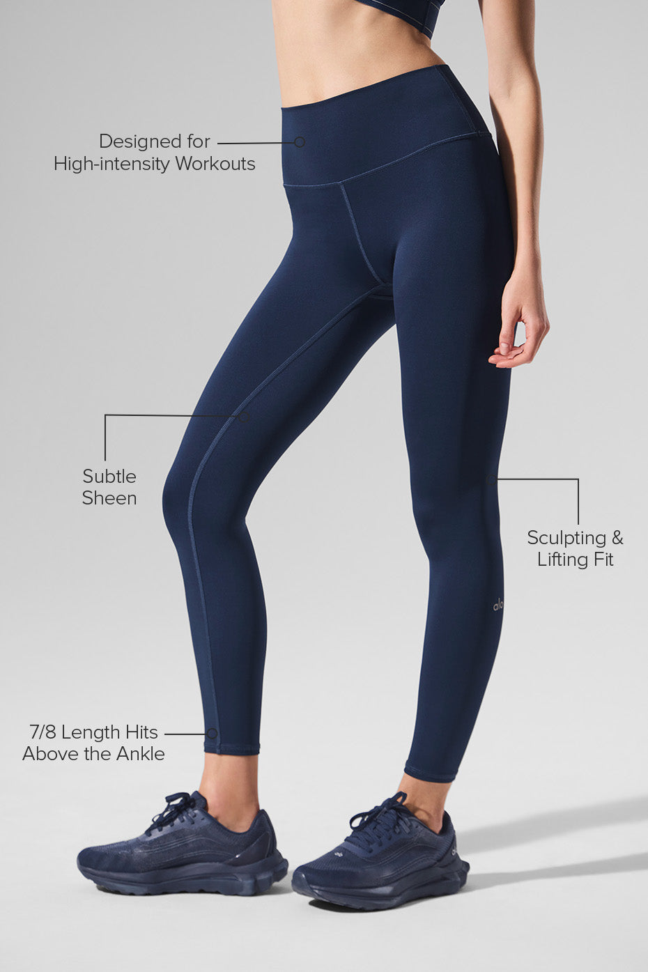Alo Yoga Women'S 7/8 High-Waist Airlift Legging | Buy Women