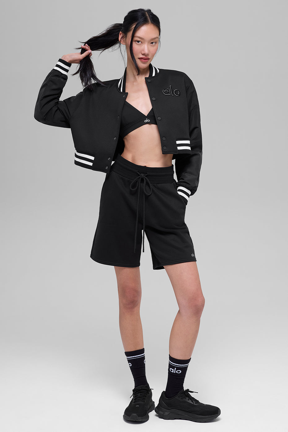 Alo Yoga Women'S High-Waist Easy Sweat Short
