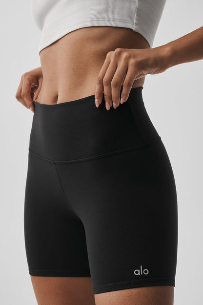 Alo Yoga Women'S 5" Airbrush High-Waist Biker Short