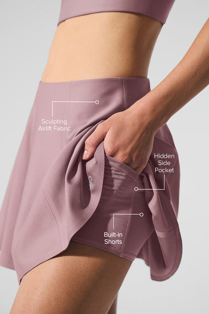 Alo Yoga Women'S Airlift Down The Line Tennis Skirt