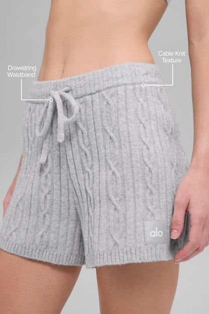 Alo Yoga Women'S Cable Knit Winter Bliss Short