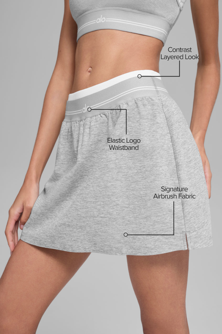 Alo Yoga Women'S Alosoft Better Together Tennis Skirt