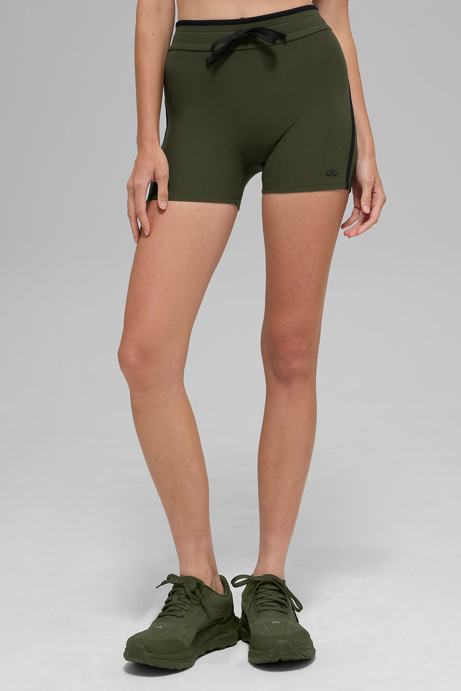 Alo Yoga Women'S 4" Airbrush High-Waist Race Pace Short
