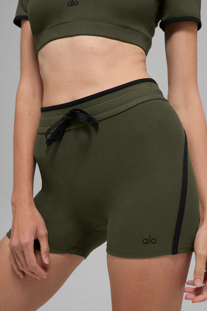 Alo Yoga Women'S 4" Airbrush High-Waist Race Pace Short