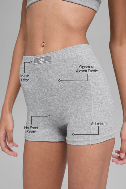 Alo Yoga Women'S Alosoft Sincere Micro Short