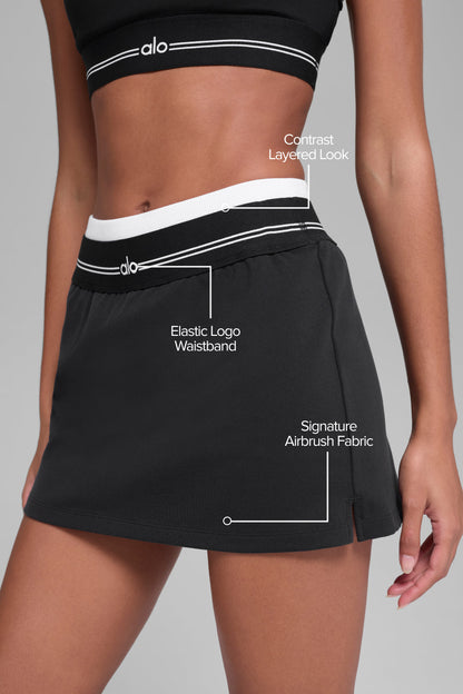 Alo Yoga Women'S Airbrush Better Together Tennis Skirt