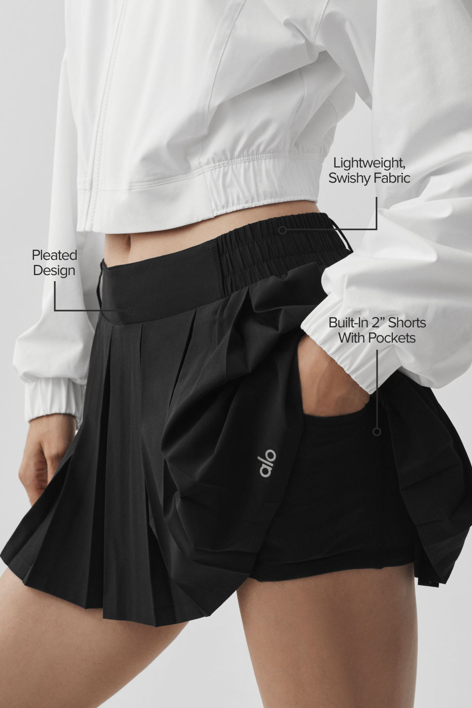 Alo Yoga Women'S Rally Tennis Skirt