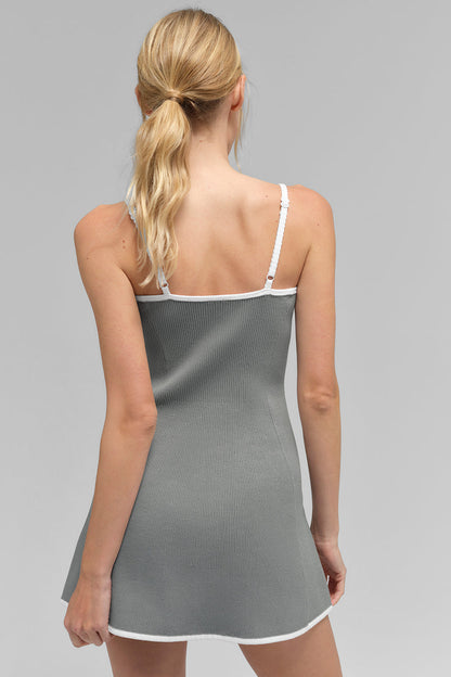 Alo Yoga Women'S Ribbed Sweater Knit Highline Dress