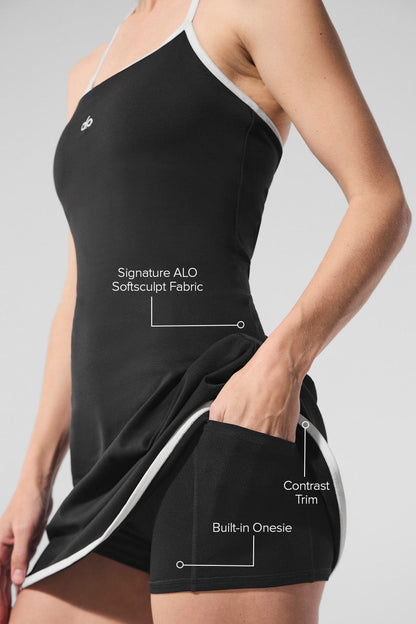 Alo Yoga Women'S Alo Softsculpt Halter Tennis Dress
