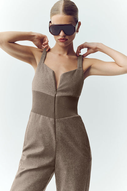 Alo Yoga Women'S Wool Blend Bunny Slope Bib