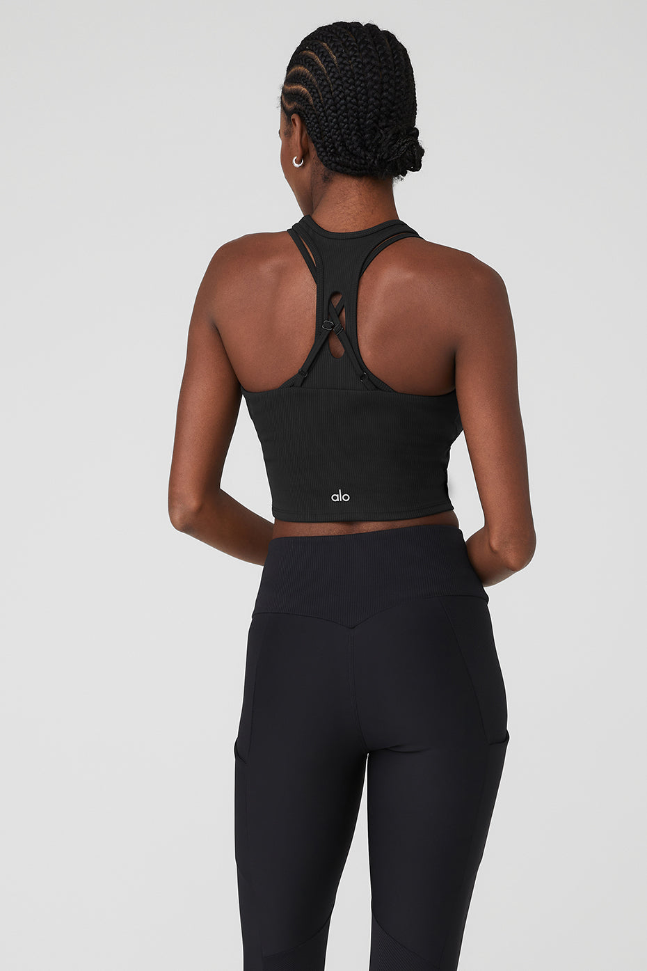 Alo Yoga Women'S Ribbed Airlift Enchanted Bra Tank