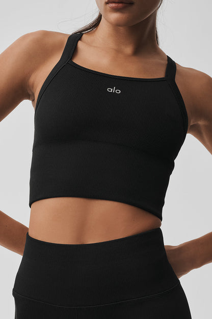 Alo Yoga Women'S Seamless Ribbed Favorite Bra Tank