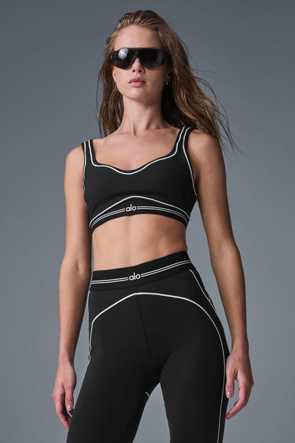 Alo Yoga Women'S Airbrush Heart Throb Bra