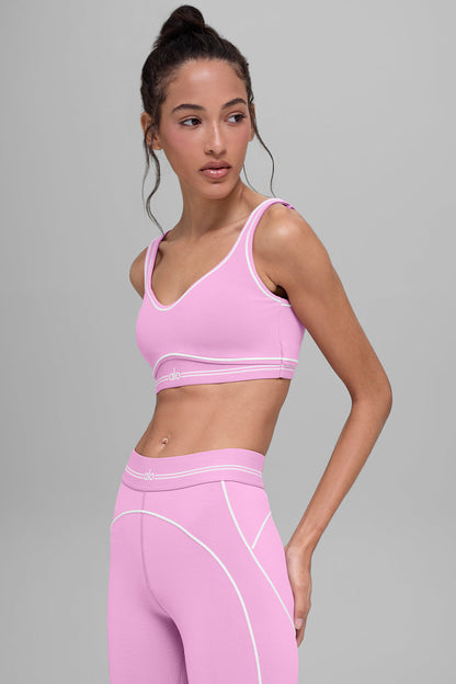 Alo Yoga Women'S Airbrush Heart Throb Bra