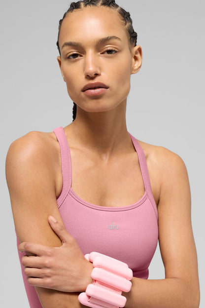 Alo Yoga Women'S Seamless Ribbed Favorite Full Length Bra Tank