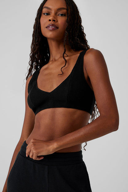 Alo Yoga Women'S Waffle Weekend Escape Bra