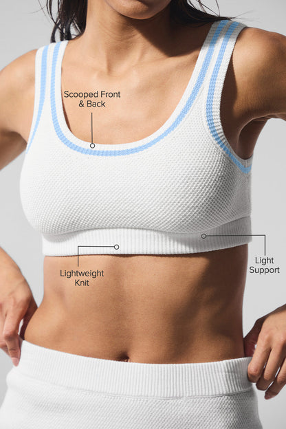 Alo Yoga Tennis Club Sweater Knit Bra