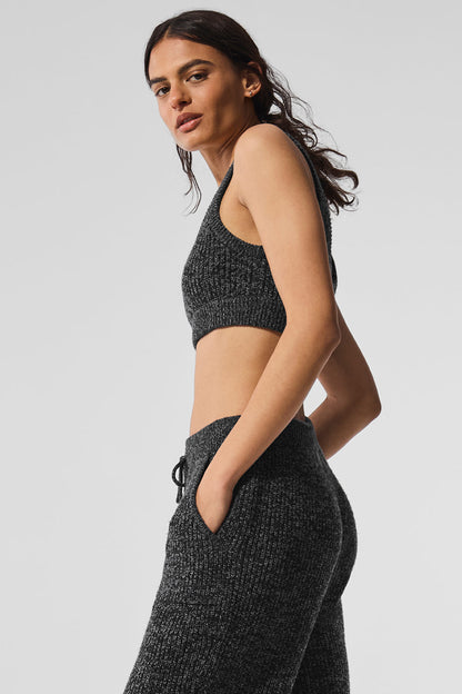 Alo Yoga Women'S Marl Sweater Bra