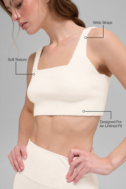 Alo Yoga Women'S Snuggle Up Sweater Bra