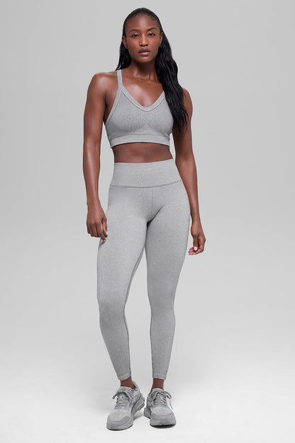 Alo Yoga Women'S Seamless Two Tone Rib Bra