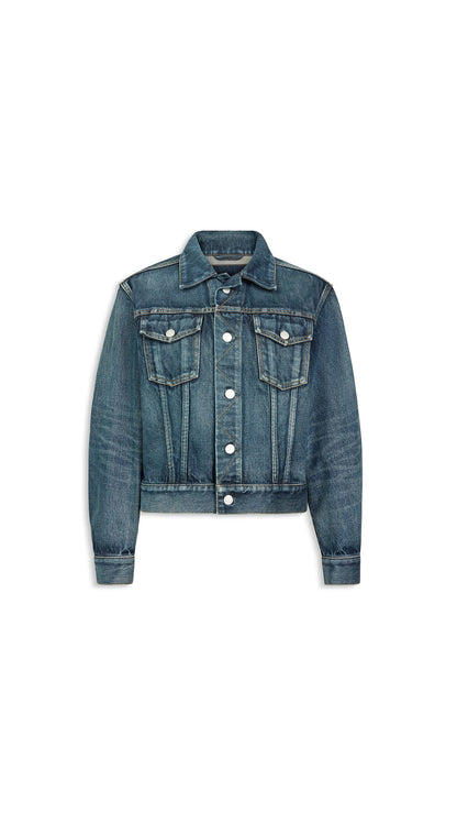 Alaïa Trucker Denim Jacket