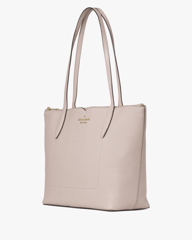 KateSpade Harlow Medium Tote Cozy Grey