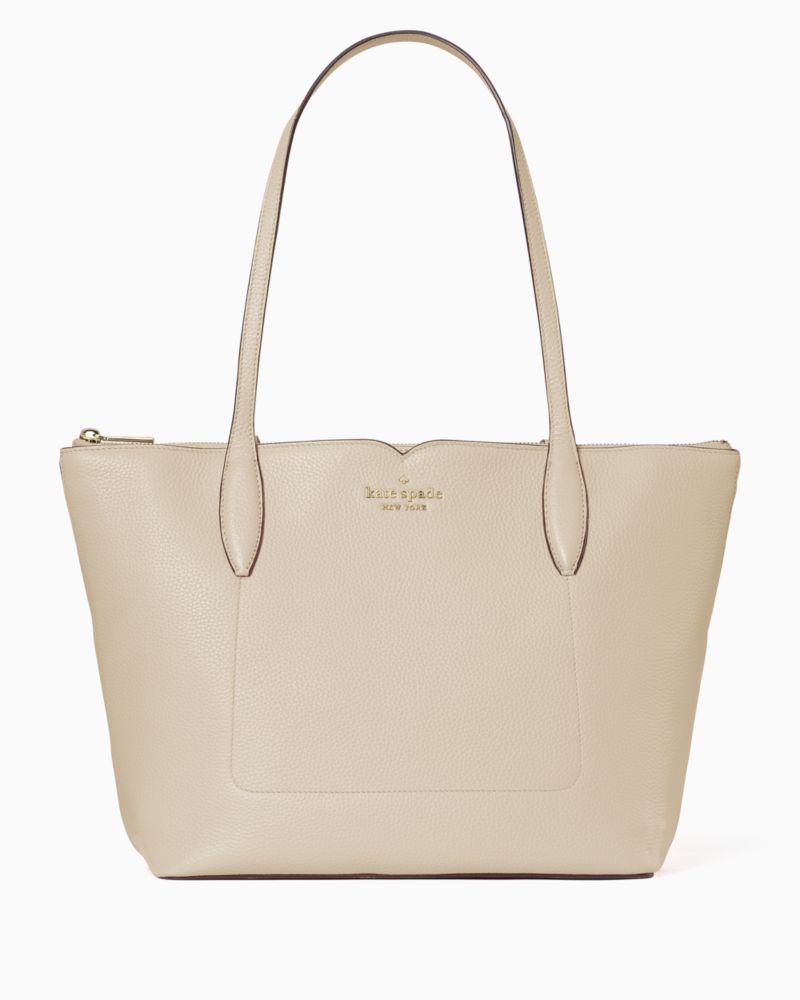 KateSpade Harlow Medium Tote Light Sand