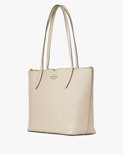 KateSpade Harlow Medium Tote Light Sand
