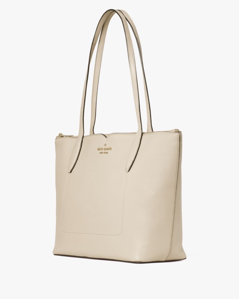 KateSpade Harlow Medium Tote Light Sand