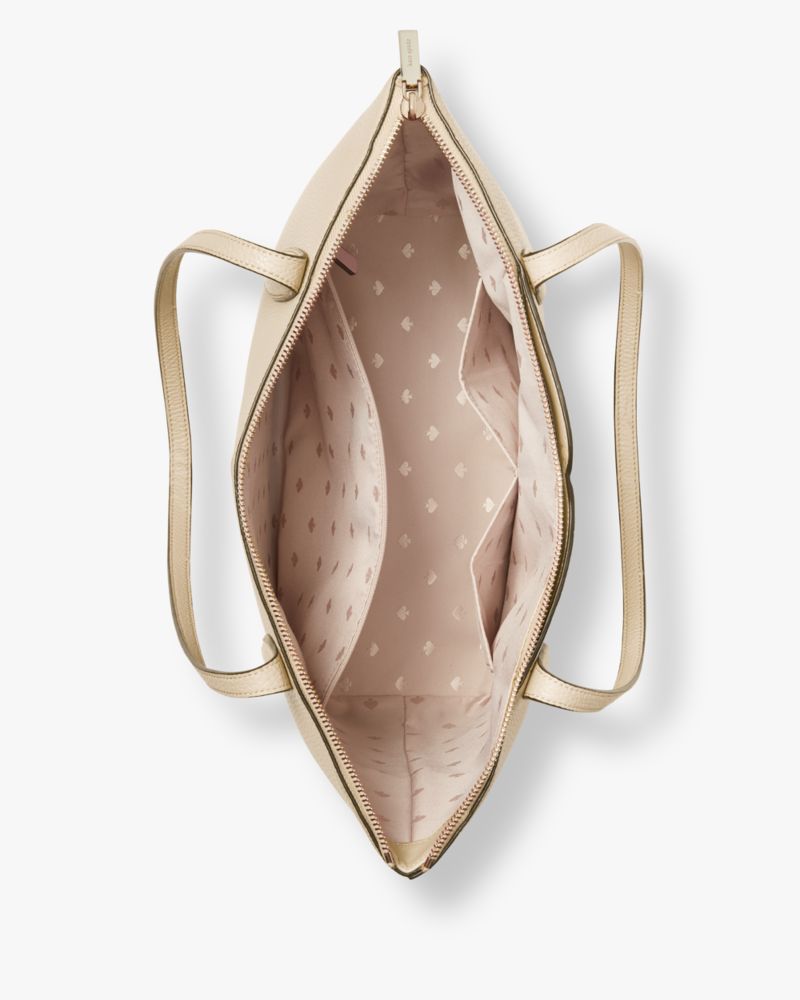 KateSpade Harlow Medium Tote Light Sand