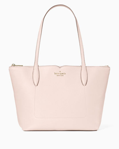 KateSpade Harlow Medium Tote Blush Cloud