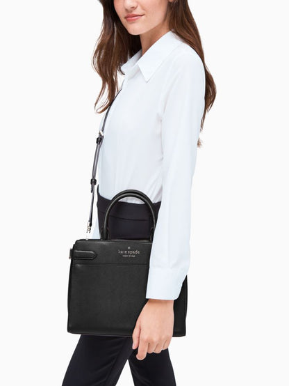 KateSpade Staci Medium Satchel Black