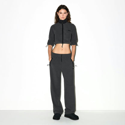 Skims Outdoor Fleece Straight Leg Pant Ash