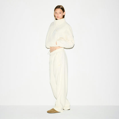Skims Outdoor Fleece Straight Leg Pant Ecru