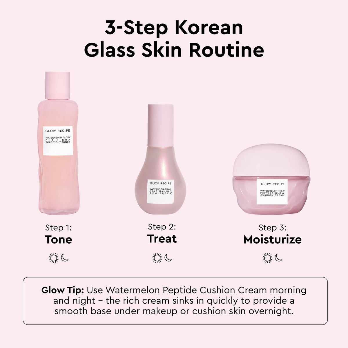 Glow Recipe Watermelon Milk Peptide Cushion Cream Refillable Moisturizer